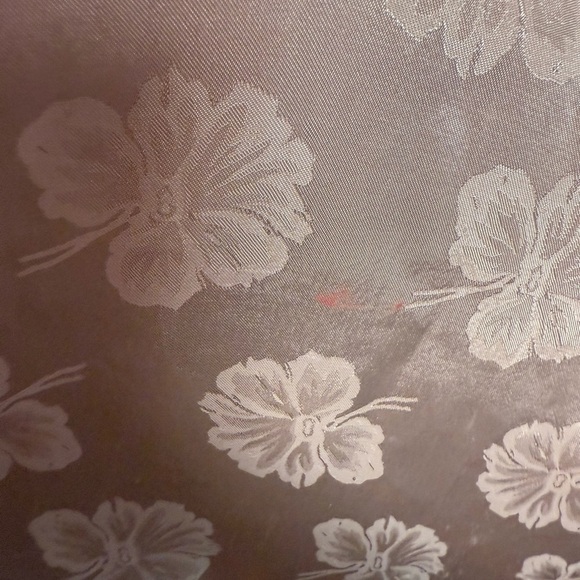 Vintage Victoria’s Secret Pink Floral Satin Jacquard Kimono Robe Lingerie - Picture 4 of 10